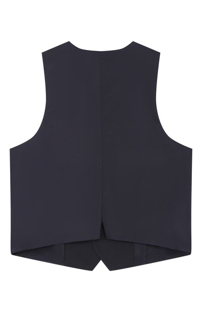 Жилет из вискозы и хлопка EMPORIO ARMANI темно-синего цвета по цене 29950 руб., арт. EB000905/AF21040, фото 2 Жилет из вискозы и хлопка EMPORIO ARMANI, арт. EB000905/AF21040, фото 2