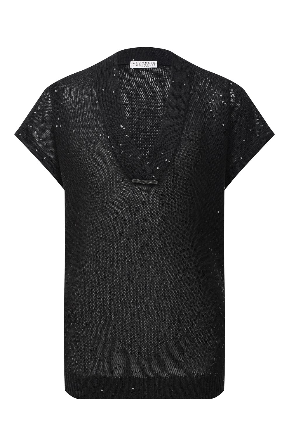 Топ изо льна и шелка BRUNELLO CUCINELLI, арт. M10551012, фото 1