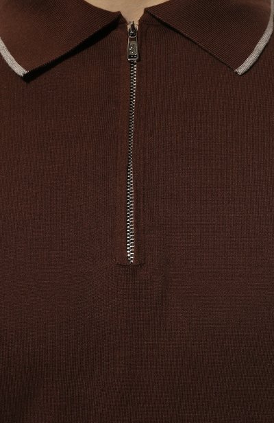 Поло из хлопка и кашемира FIORONI, арт. MK22609C2, фото 5