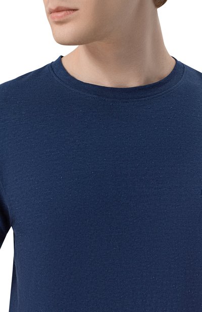 Футболка из хлопка и льна HINNOMINATE, арт. HMABM01505, фото 5