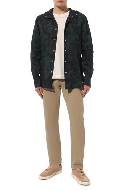 Мужская льняная рубашка KITON, арт. UMCMARH08868