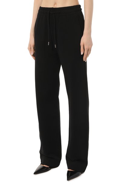 Хлопковые брюки DRIES VAN NOTEN черного цвета по цене 39950 руб., арт. 231-011107-6610, фото 3 Хлопковые брюки DRIES VAN NOTEN, арт. 231-011107-6610, фото 3