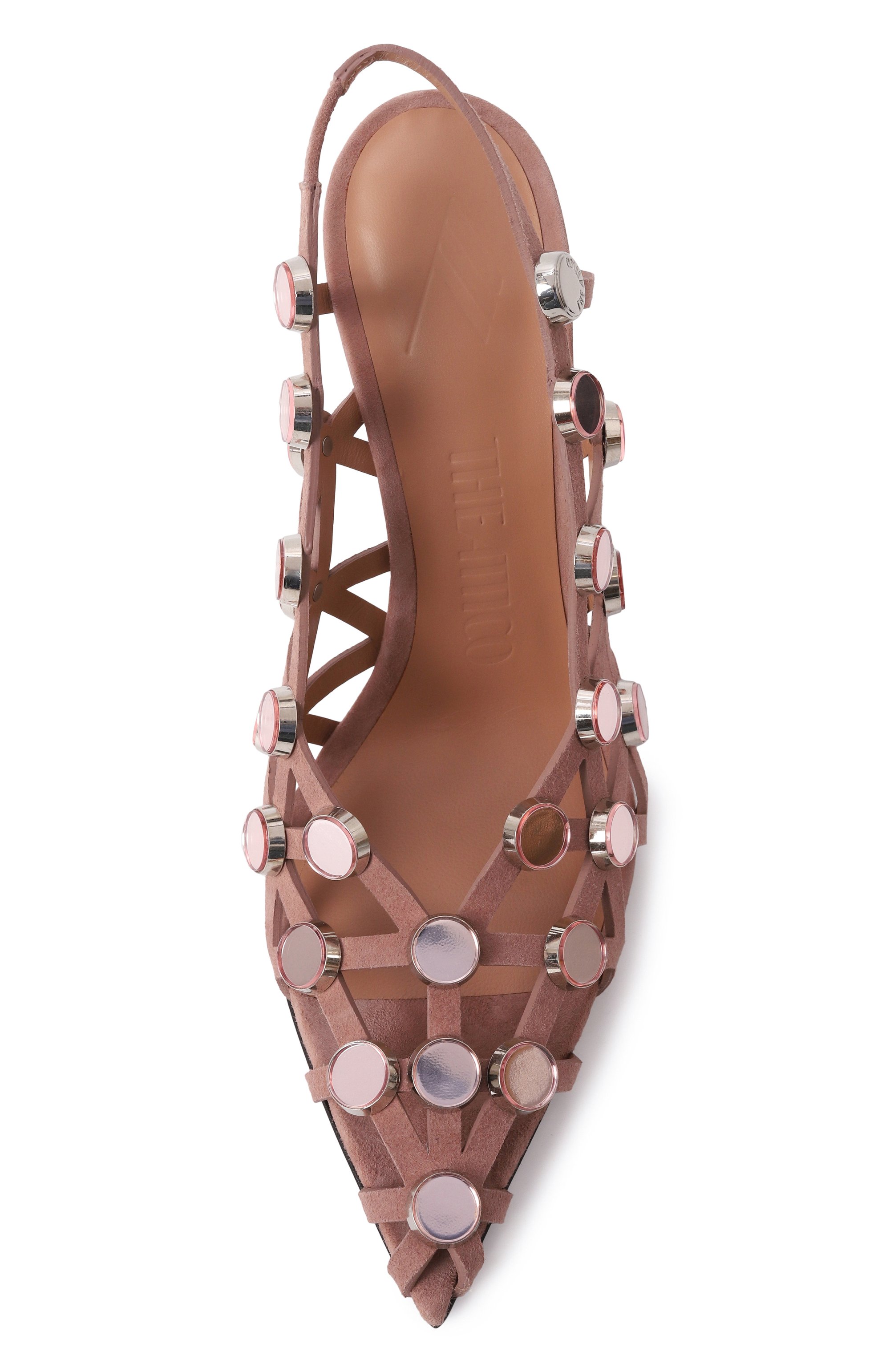 Замшевые туфли grid THE ATTICO, арт. 250WSH00743/LBT007SA, фото 6