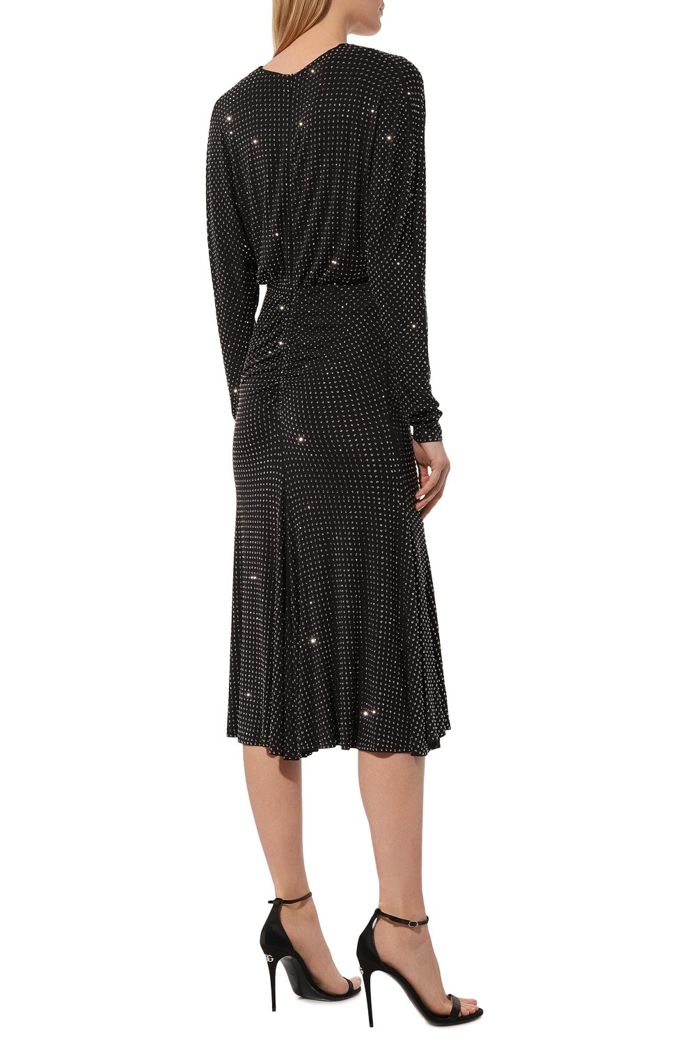 Платье с отделкой стразами PINKO, арт. 104455/A288, фото 4