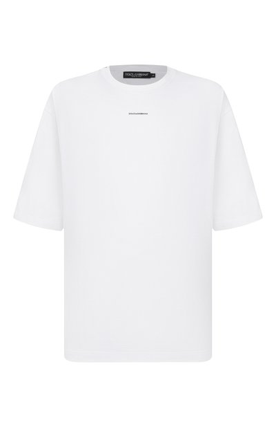 Мужская хлопковая футболка DOLCE & GABBANA, арт. G8PB8T/G7PYR