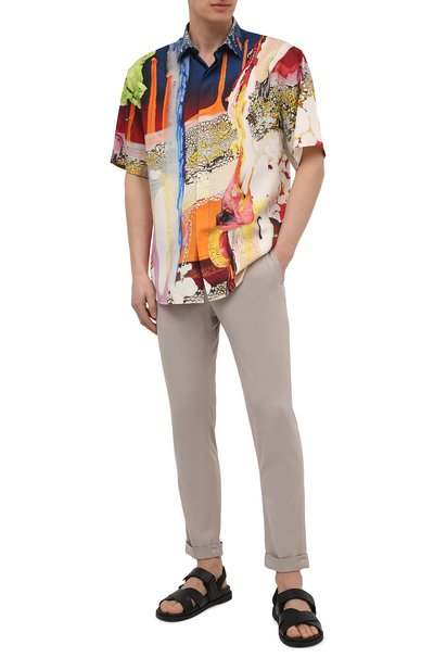 Шелковая рубашка BERLUTI, арт. R19HCS35-003, фото 2