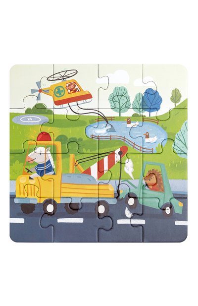 Пазл 4 в 1 спасательные машины HAPE разноцветного цвета по цене 3250 руб., арт. E1639_HP, фото 3 Пазл 4 в 1 спасательные машины HAPE, арт. E1639_HP, фото 3