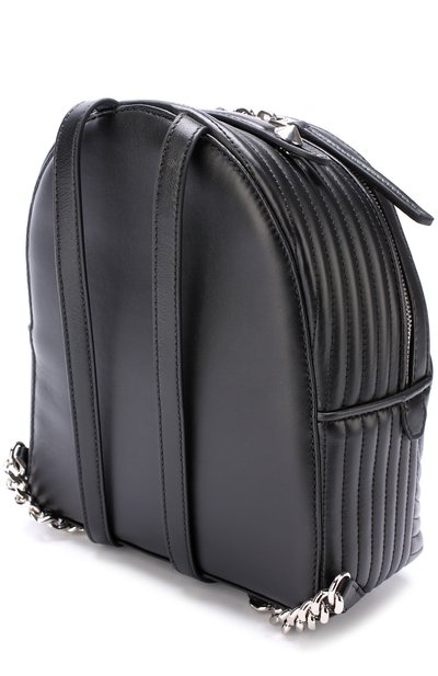 Рюкзак с металлической отделкой FENDI черного цвета по цене 194500 руб., арт. 8BZ038/I8F, фото 3 Рюкзак с металлической отделкой FENDI, арт. 8BZ038/I8F, фото 3