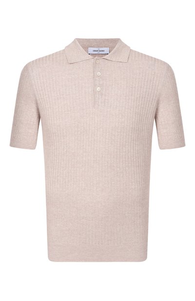 Мужская поло изо льна и хлопка GRAN SASSO, арт. 57118/18641