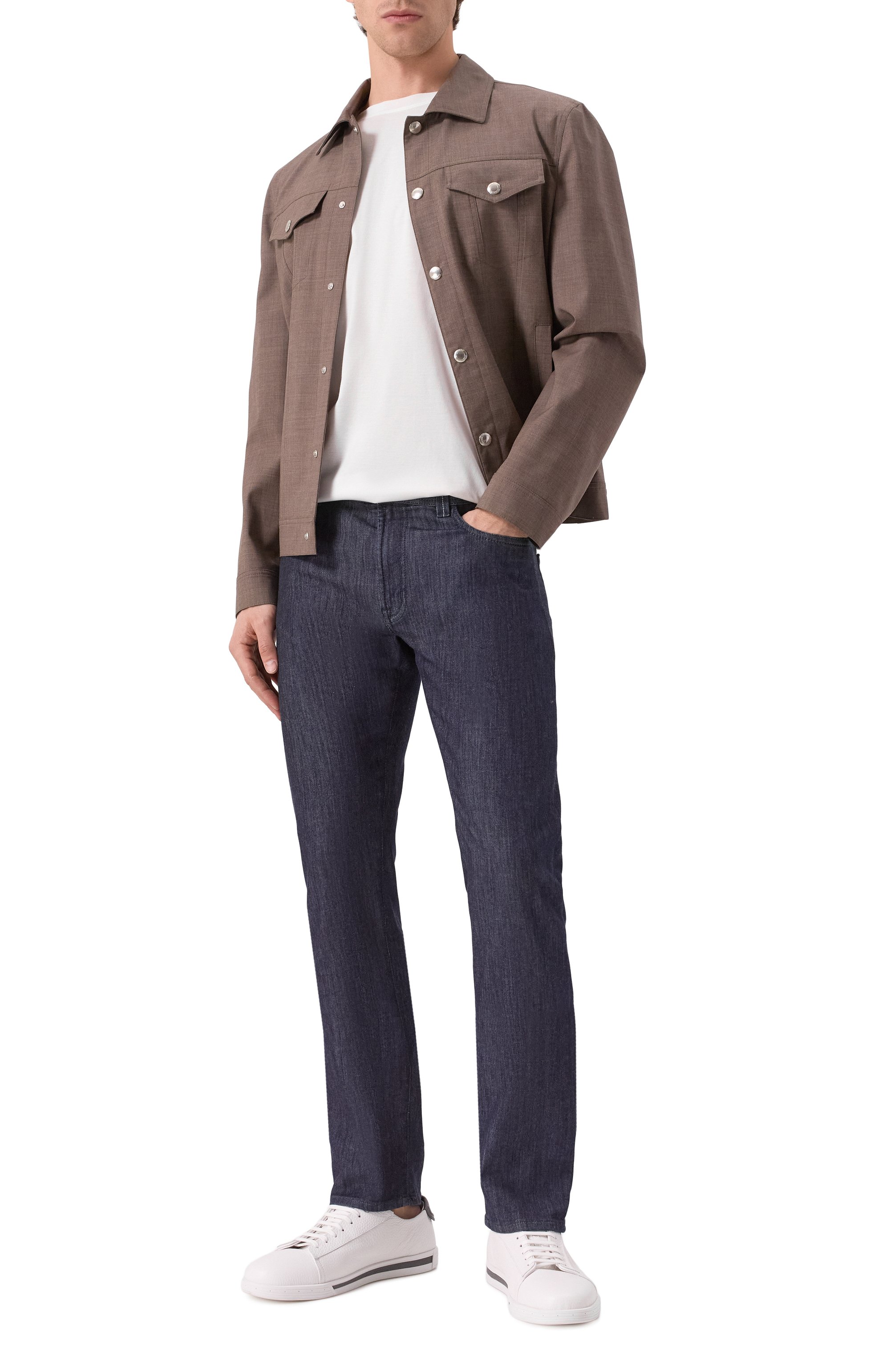 Хлопковая футболка KITON, арт. UMC029K06R4912, фото 2