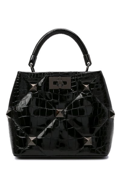 Сумка roman stud small из кожи аллигатора VALENTINO, арт. WW2B0I97/EQW/AMIS, фото 1