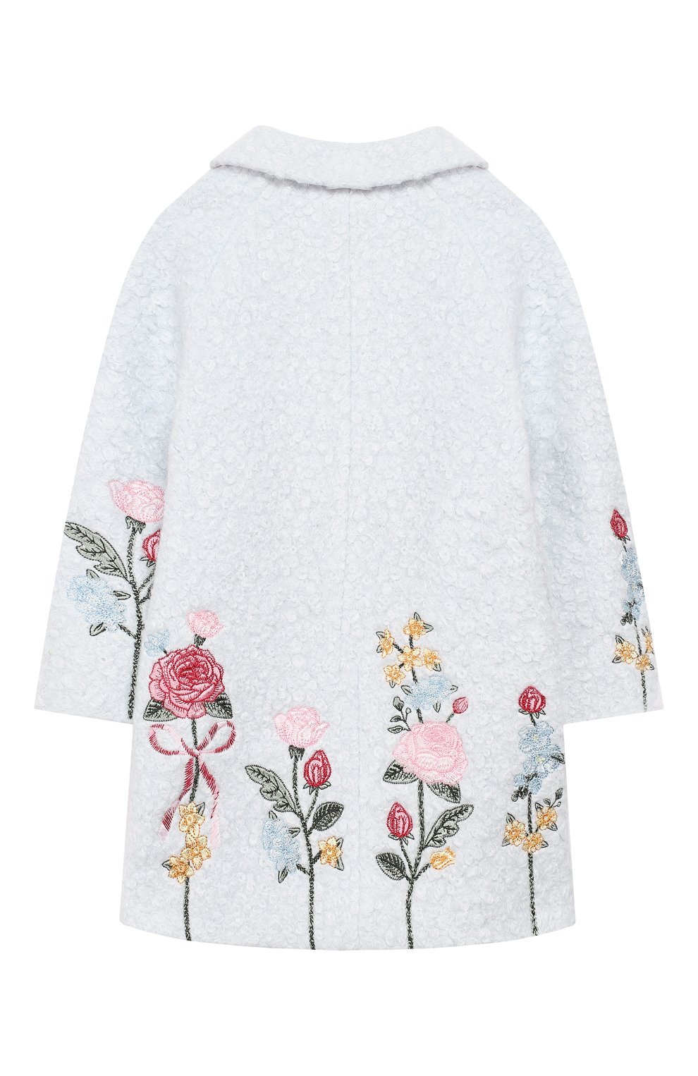 Пальто MONNALISA голубого цвета по цене 31910 руб., арт. 194103R6, фото 2 Пальто MONNALISA, арт. 194103R6, фото 2