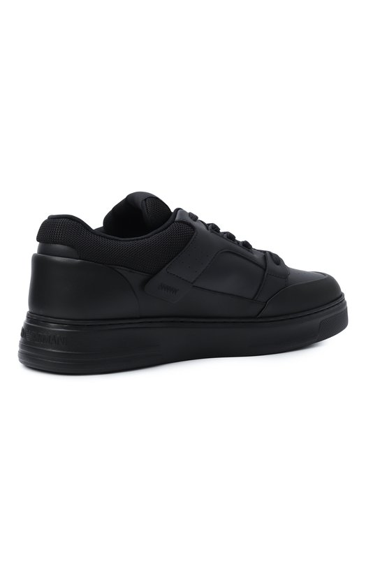 Кожаные кеды Emporio Armani EM002855/AF18018 Чёрный  EM002855/AF18018 Фото 5