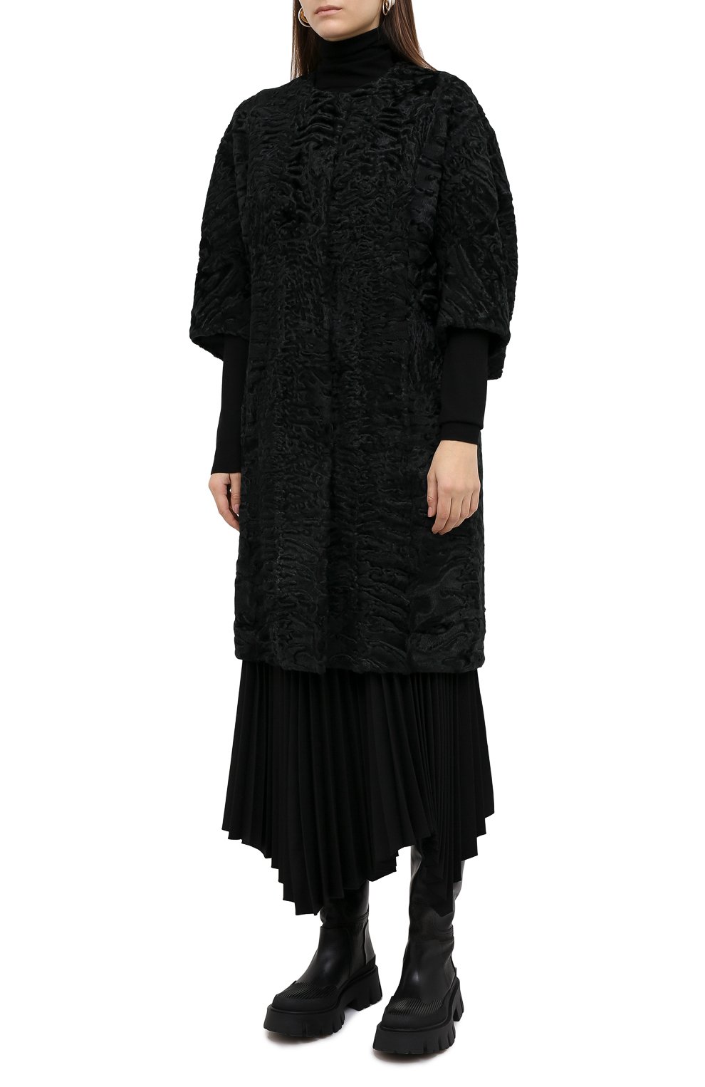 Пальто из каракульчи MARNI, арт. CPMNK43U00P0365, фото 3