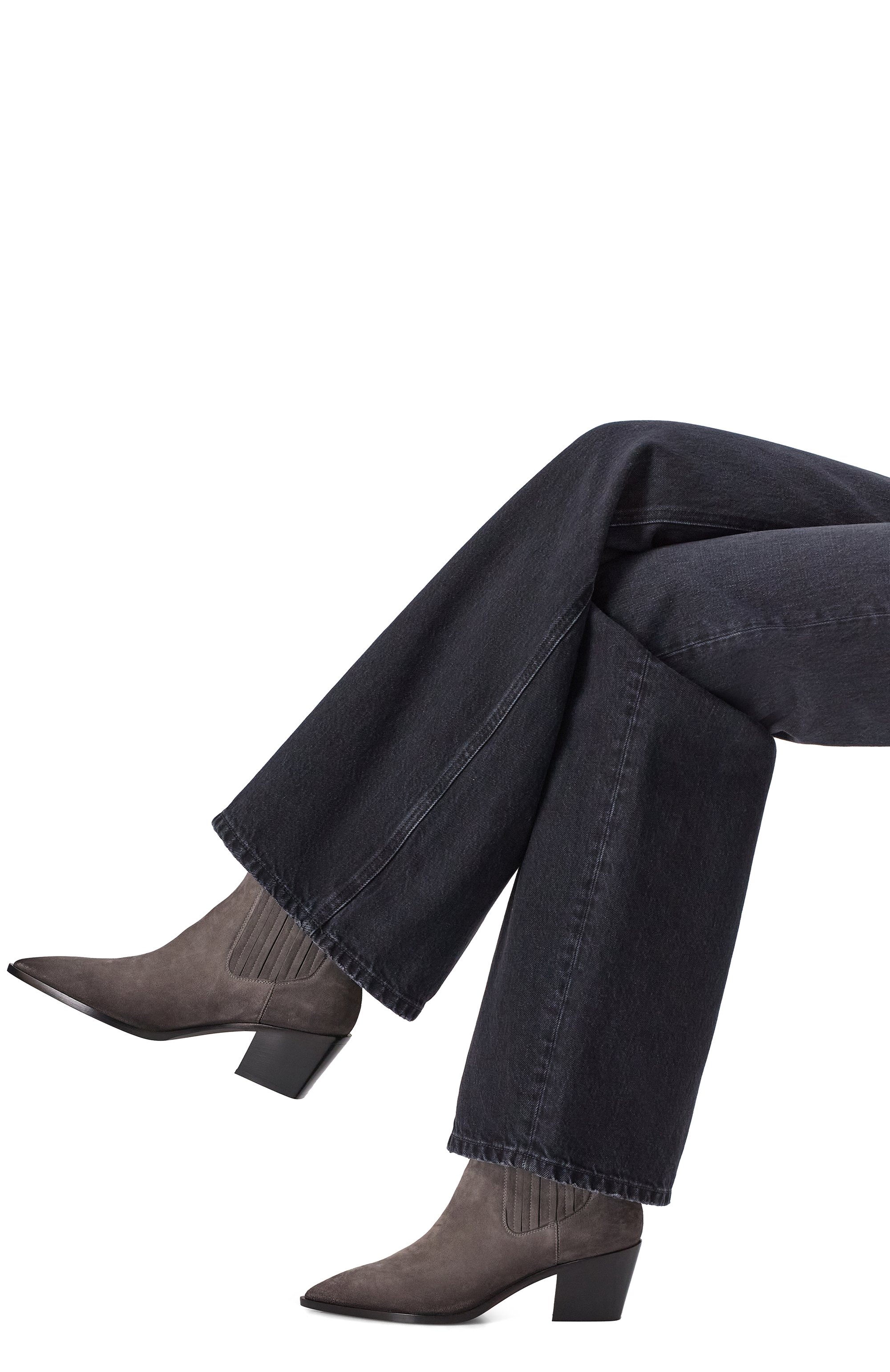 Замшевые ботильоны SANTONI, арт. WT0G71799BJ2NAEA, фото 2