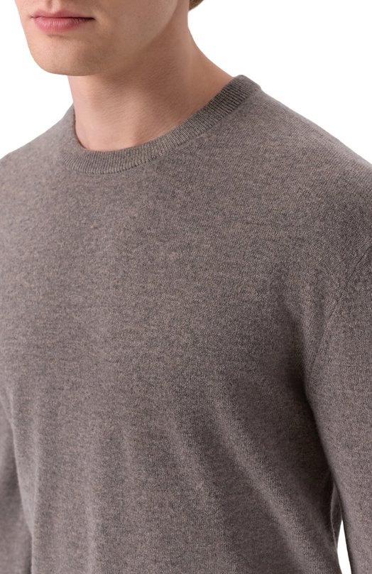 Джемпер из шерсти и кашемира 12 STOREEZ 134699 Серый  134699 Фото 5