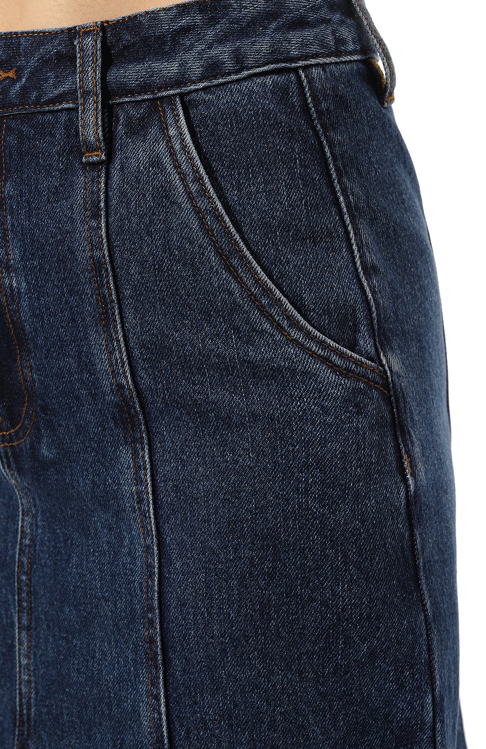 Джинсовая юбка SELF-PORTRAIT, арт. AW24-825MSK-BL, фото 5