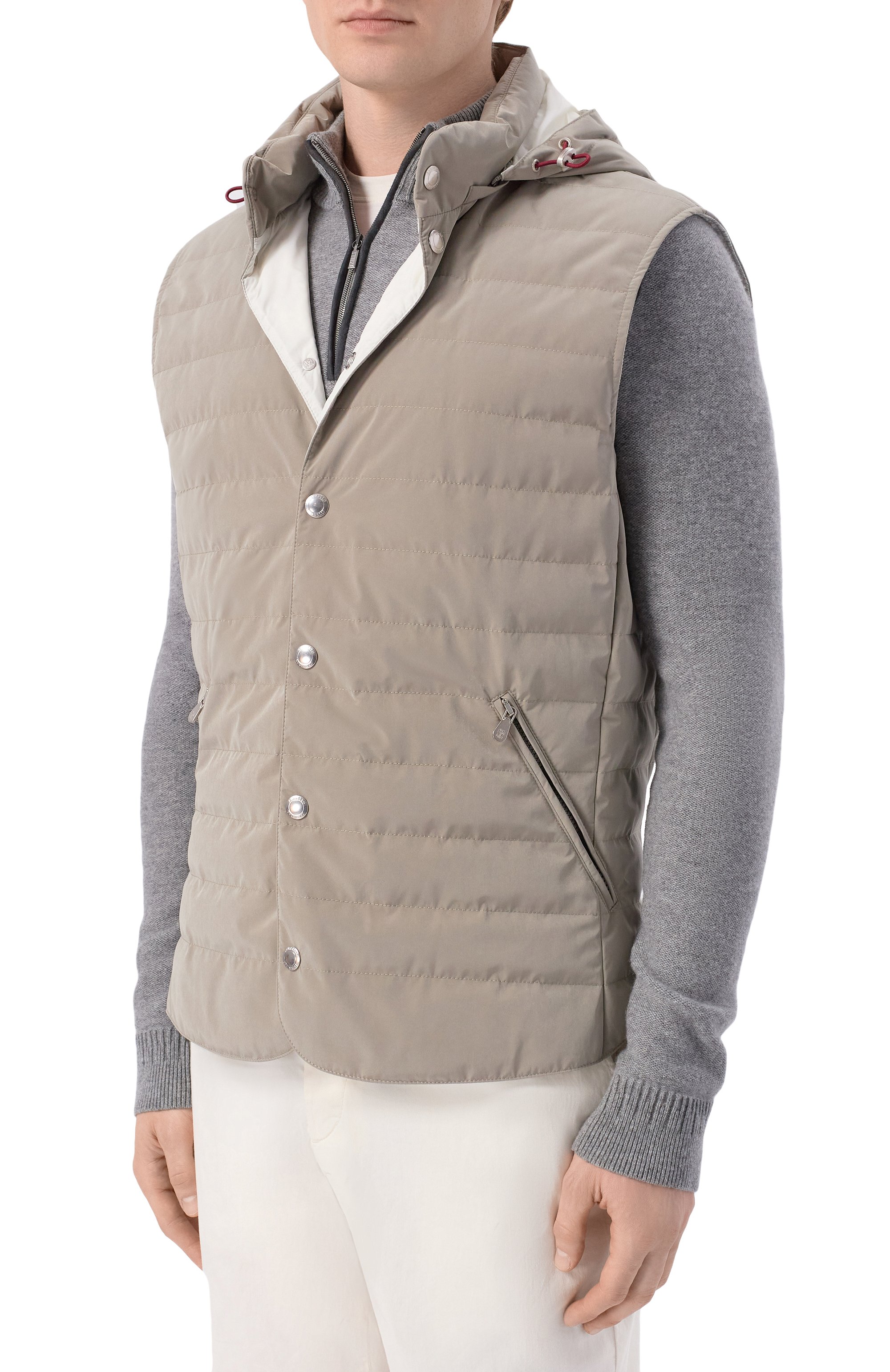 Утепленный жилет BRUNELLO CUCINELLI, арт. MM4791696, фото 3