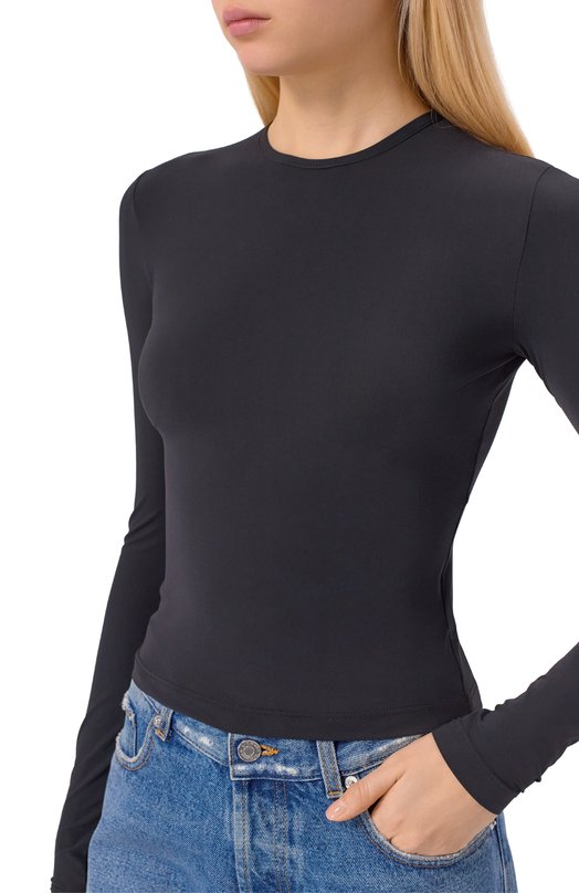 Лонгслив Agolde A7393-1145 Чёрный  A7393-1145 Фото 5