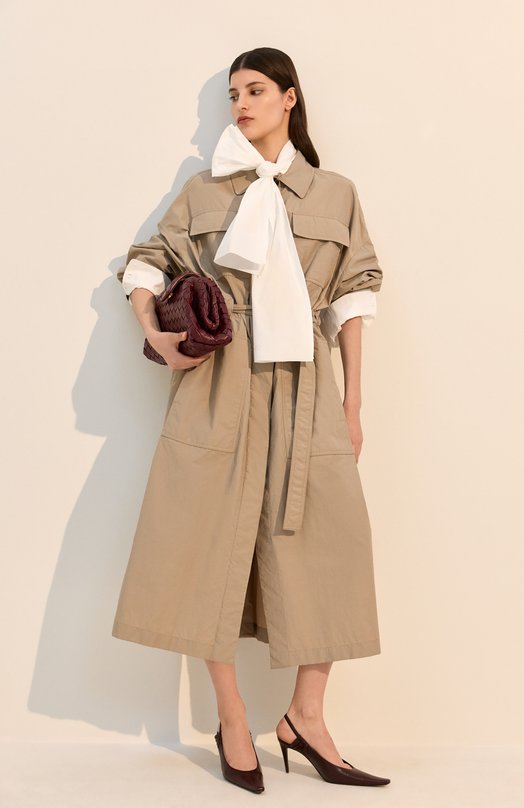 Кожаные туфли Anne-Marie 75 Saint Laurent 841183/AADF1 Коричневый  841183/AADF1 Фото 7