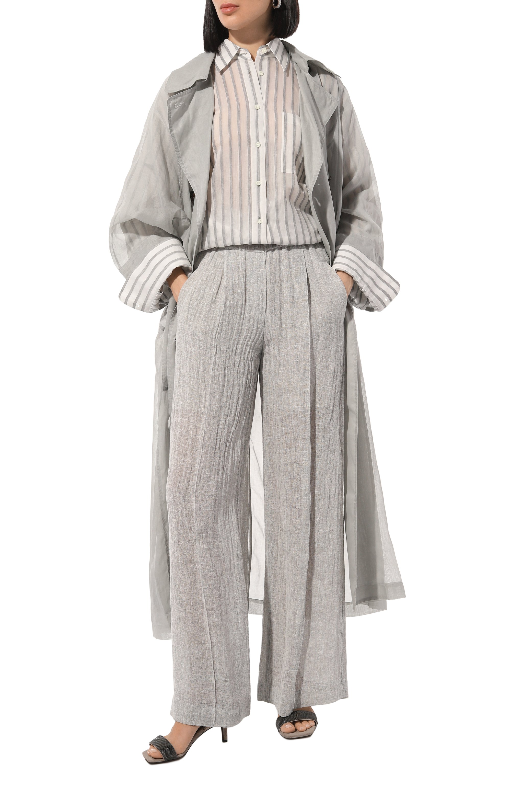 Замшевые босоножки BRUNELLO CUCINELLI, арт. MZSFC2700, фото 2