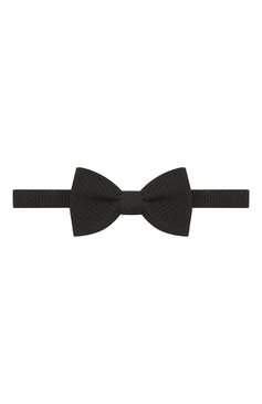 Мужской шелковый галстук-бабочка LANVIN черного цвета, арт. 1208/B0W TIE | Фото 1 (Материал: Шелк, Текстиль; Принт: Без принта; Стили: Классический; Материал сплава: Проставлено; Нос: Не проставлено)