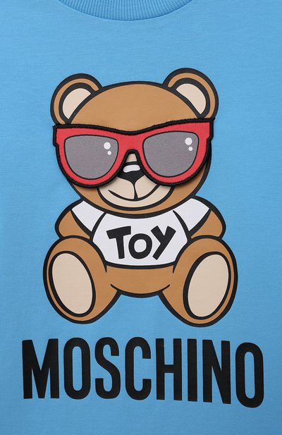 Хлопковый лонгслив MOSCHINO, арт. HW0005/LBA10/4A-8A, фото 3