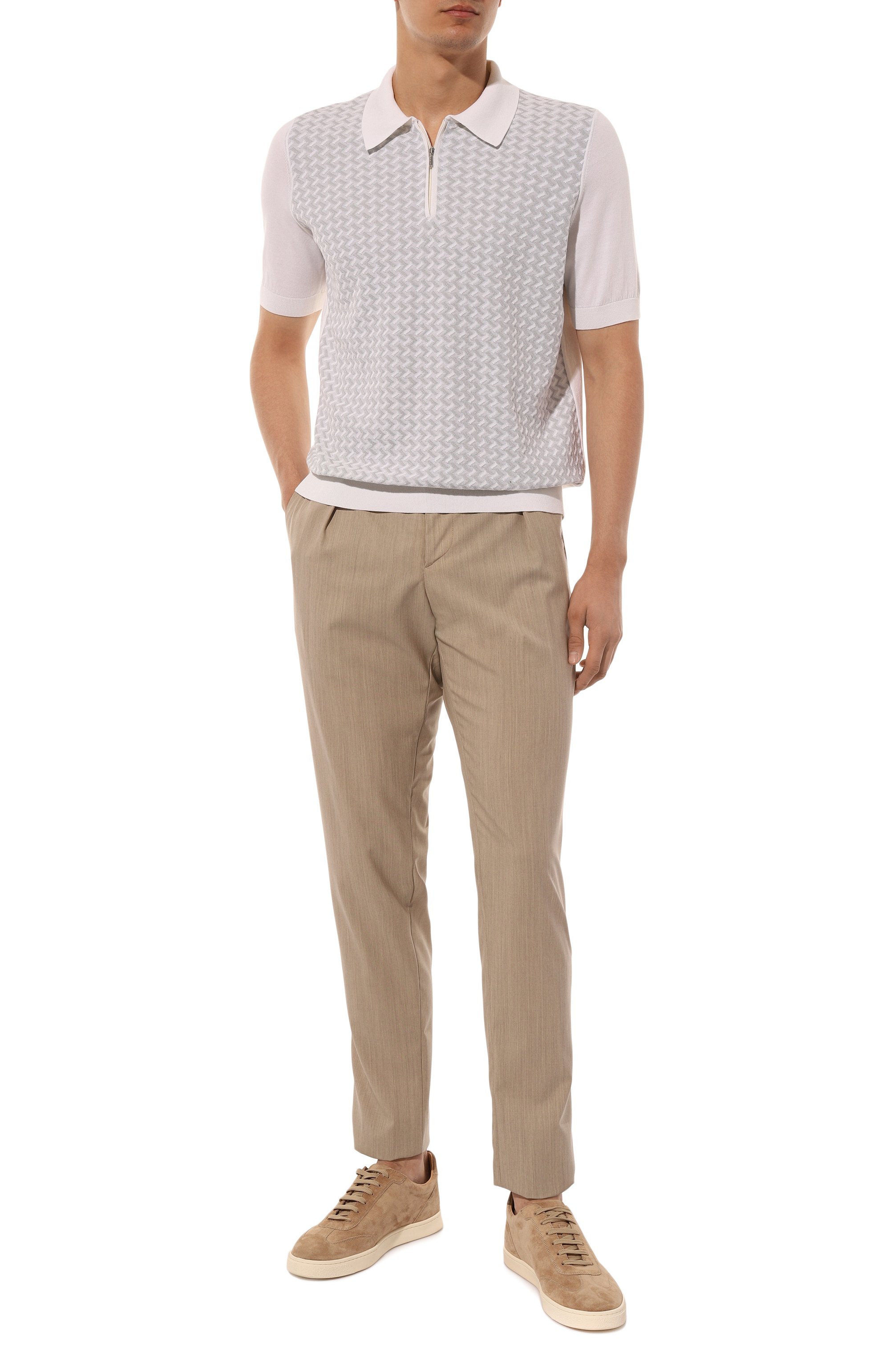 Поло из шелка и хлопка ZILLI, арт. KZP002M0145VMEXC0, фото 2