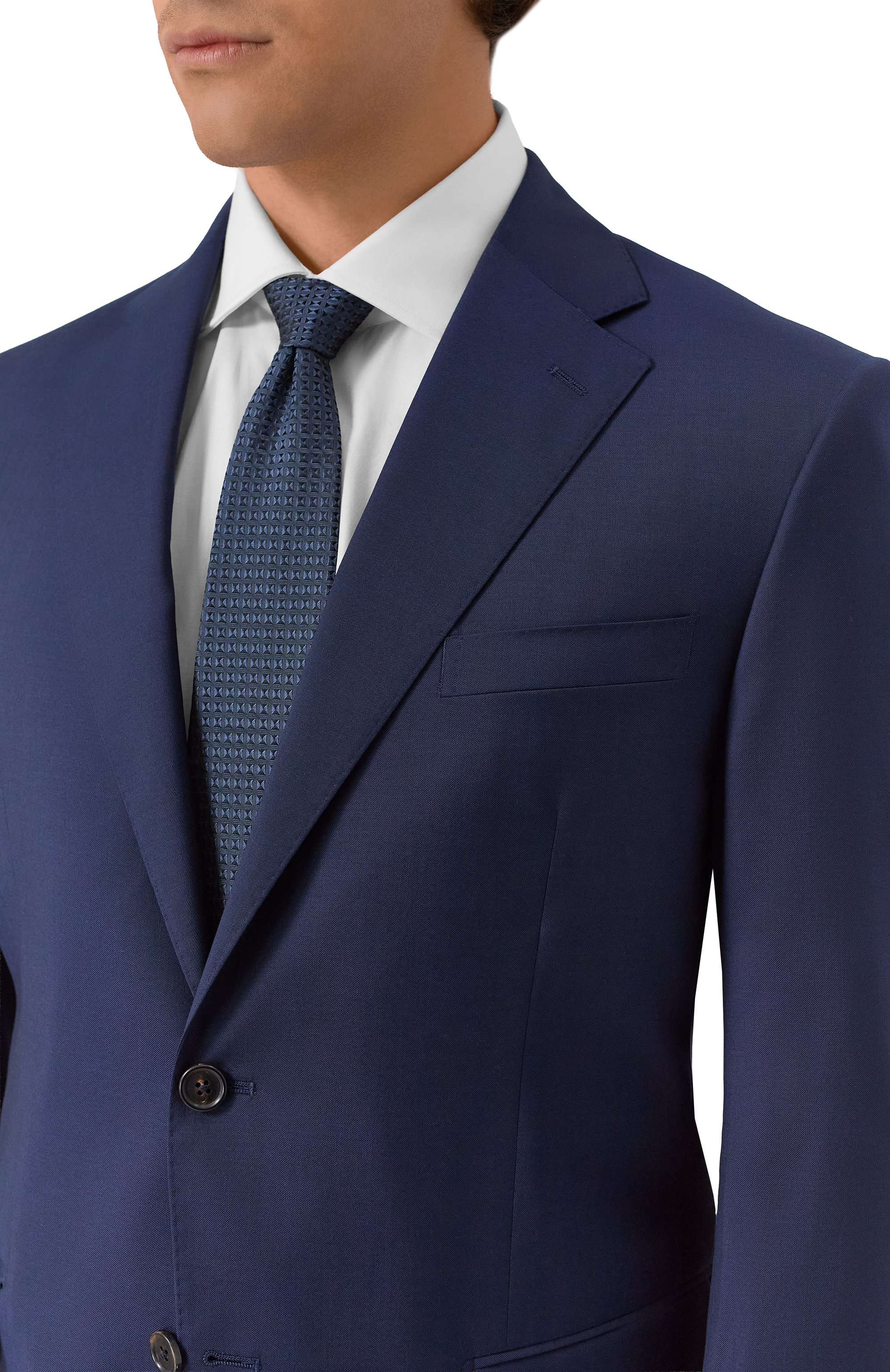 Шерстяной костюм CORNELIANI темно-синего цвета по цене 171500 руб., арт. 266008-2618150_SET, фото 6 Шерстяной костюм CORNELIANI, арт. 266008-2618150_SET, фото 6