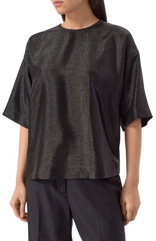 Топ из вискозы BOSS 50548890 Чёрный  50548890 Фото 3