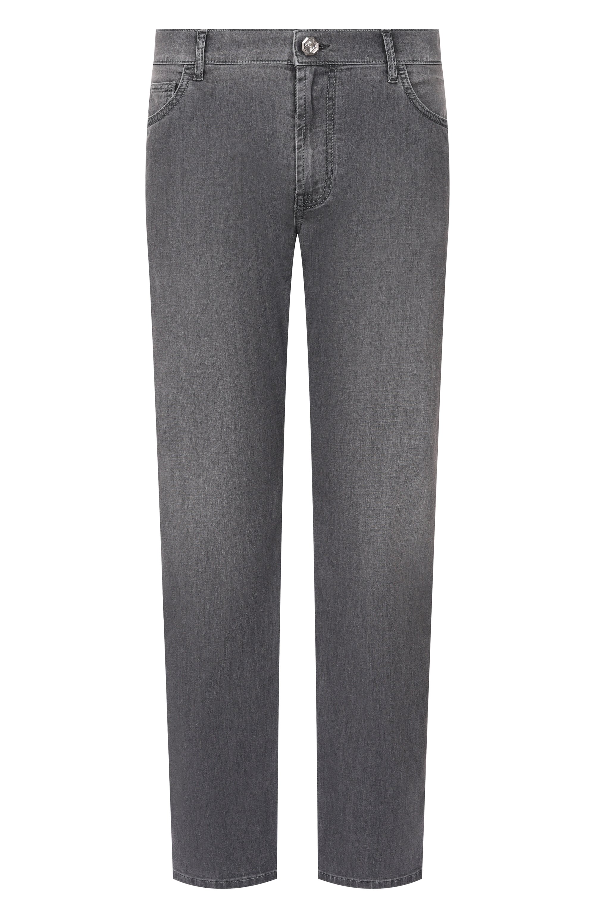 Джинсы regular STEFANO RICCI темно-серого цвета по цене 124000 руб., арт. MST61R3130/T00829, фото 1 Джинсы regular STEFANO RICCI, арт. MST61R3130/T00829, фото 1