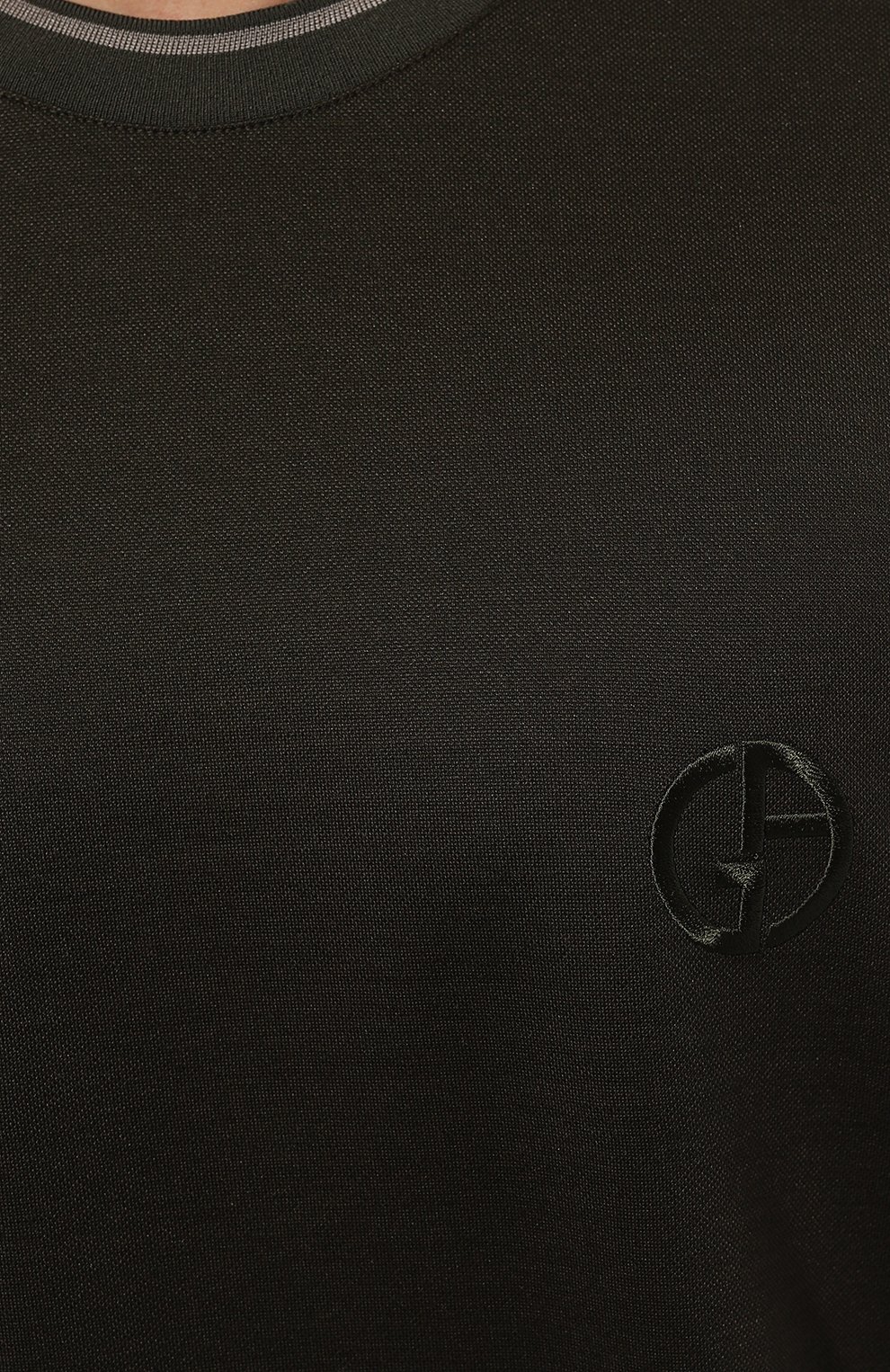 Футболка из хлопка и шелка GIORGIO ARMANI, арт. GM000238/TE11865, фото 5