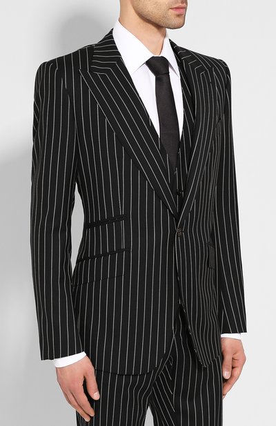 Шерстяной костюм-тройка DOLCE & GABBANA, арт. GK5BMT/FRBC0, фото 2