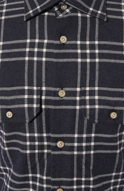 Хлопковая рубашка KITON, арт. UCWMH0864902, фото 5