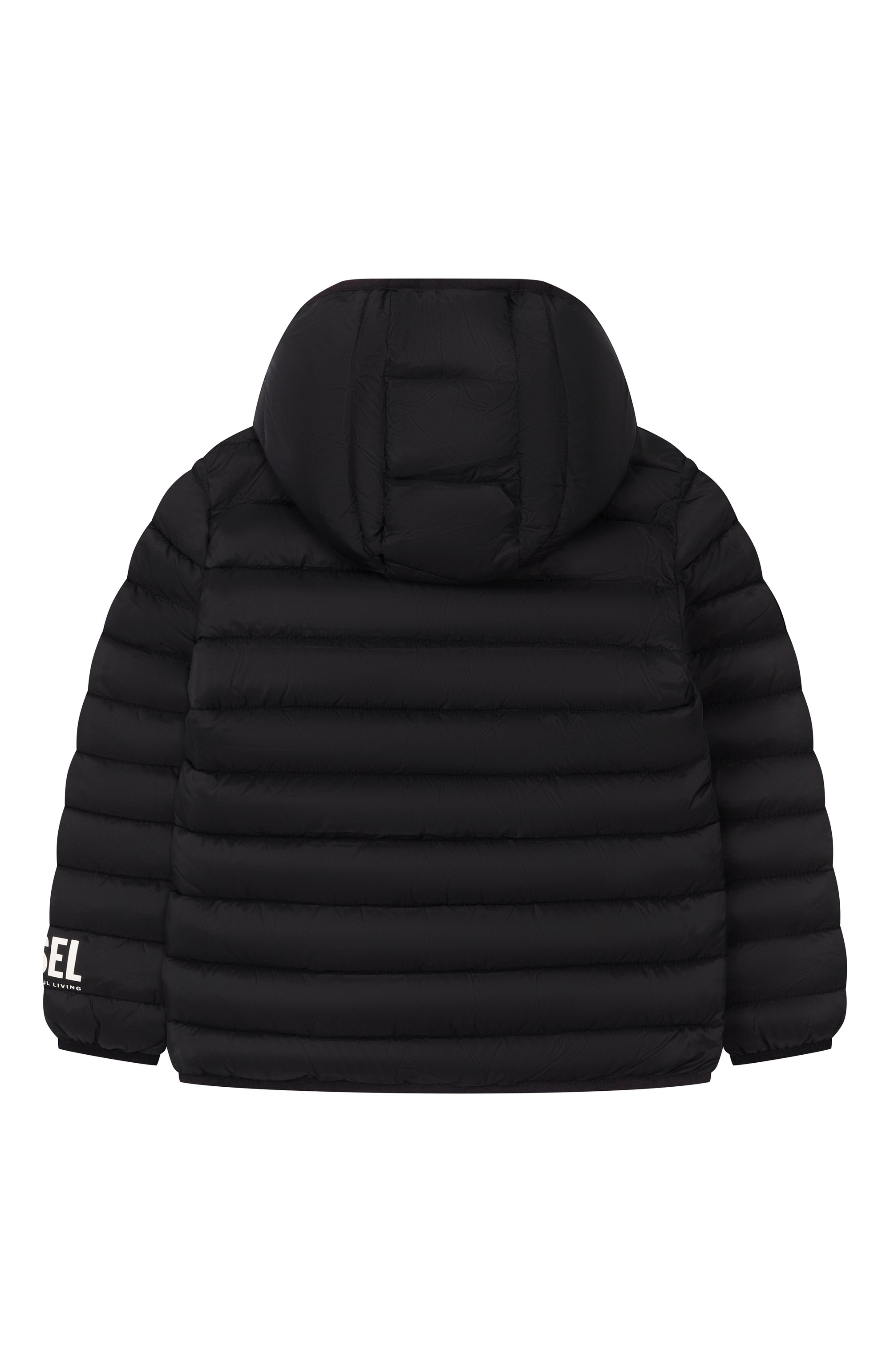 Утепленная куртка DIESEL черного цвета по цене 15750 руб., арт. J02695/KXBT0, фото 2 Утепленная куртка DIESEL, арт. J02695/KXBT0, фото 2