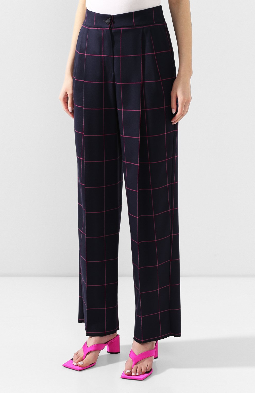 Брюки EMPORIO ARMANI синего цвета по цене 44750 руб., арт. 5NP22T/52103, фото 3 Брюки EMPORIO ARMANI, арт. 5NP22T/52103, фото 3
