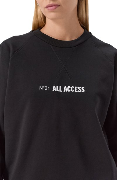 Хлопковый свитшот N21, арт. E042/6329, фото 5