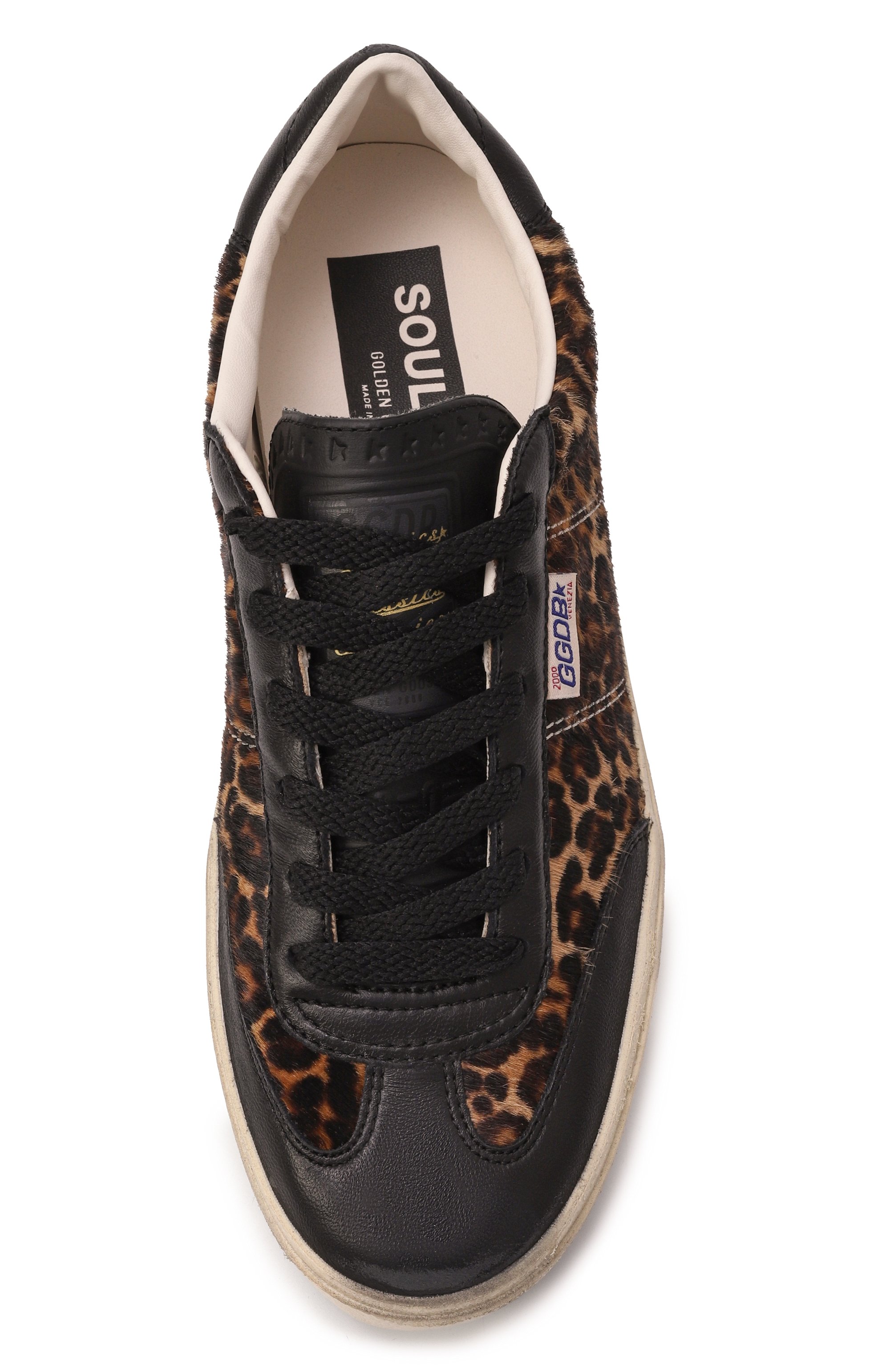 Кожаные кеды soul-star GOLDEN GOOSE DELUXE BRAND, арт. GWF00464.F005051, фото 6