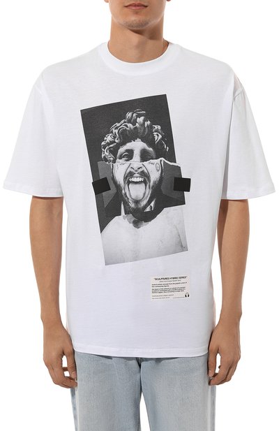 Хлопковая футболка DIEGO VENTURINO, арт. D3W4DVTS0ZHF, фото 3