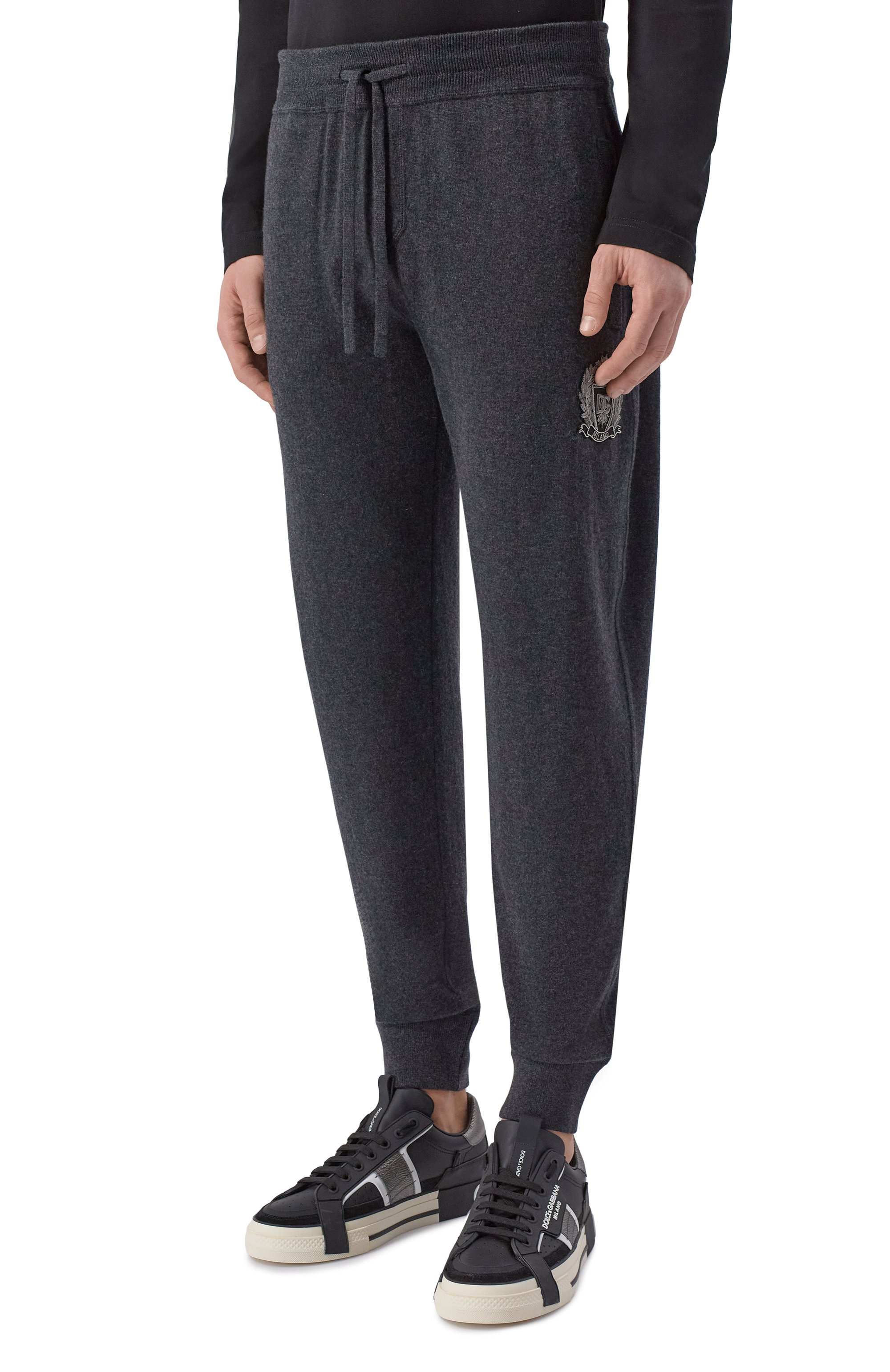 Кашемировые джоггеры DOLCE & GABBANA, арт. GXU27Z/JBWIR, фото 3