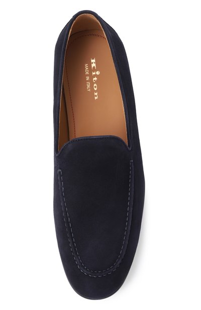 Замшевые лоферы KITON, арт. USSA404N01391, фото 5