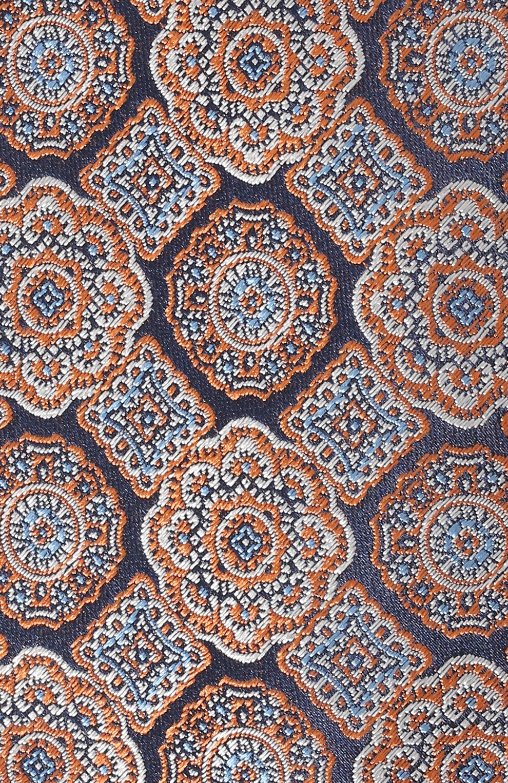 Шелковый галстук CANALI коричневого цвета по цене 14650 руб., арт. 18/HJ03473, фото 4 Шелковый галстук CANALI, арт. 18/HJ03473, фото 4