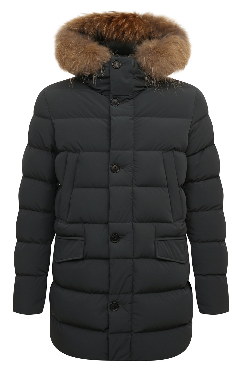 Пуховик с отделкой из енотовидной собаки HETREGO, арт. 8N436M/PARKER, фото 1