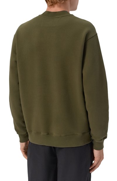 Хлопковый свитшот C.P. COMPANY хаки цвета по цене 42450 руб., арт. 21CMSS174A/0064530, фото 4 Хлопковый свитшот C.P. COMPANY, арт. 21CMSS174A/0064530, фото 4
