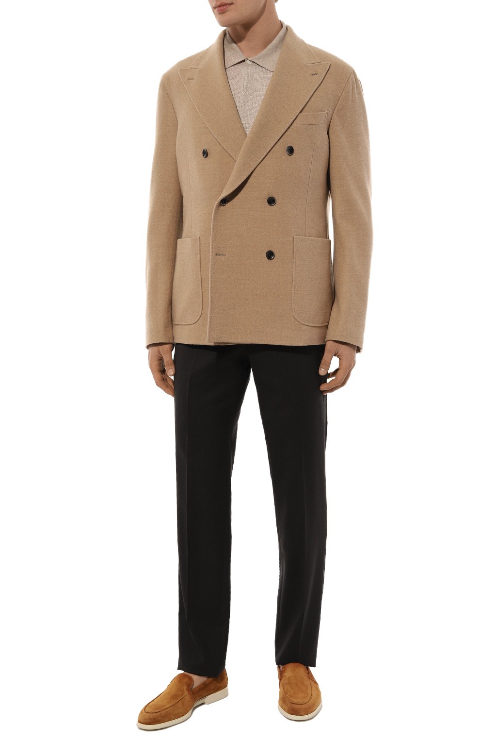 Замшевые лоферы malibu SANTONI, арт. MGAG18829TICSTZ0U60, фото 2