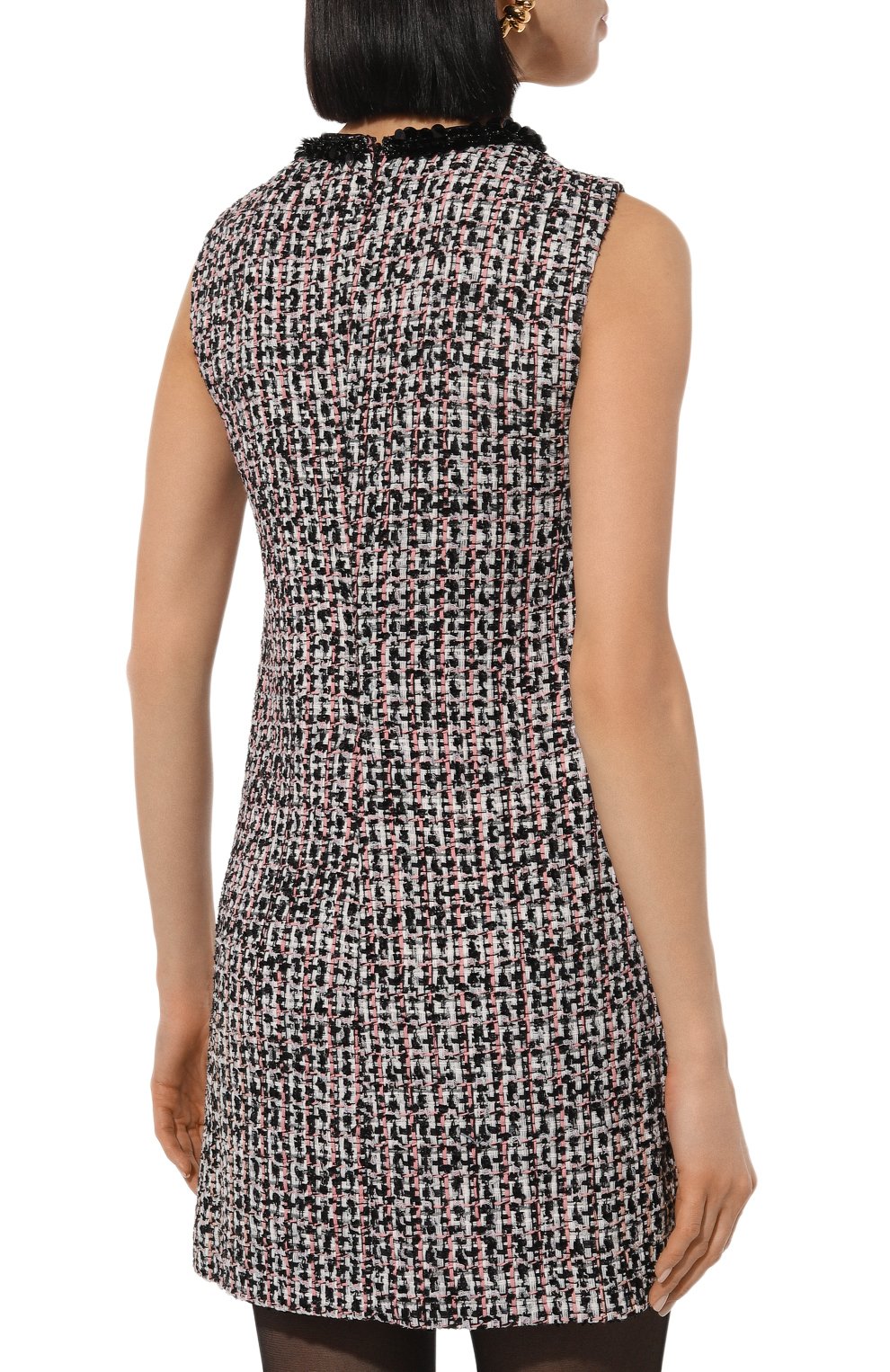 Твидовое платье SELF-PORTRAIT, арт. PF24-173S-B, фото 4