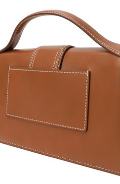 Женская сумка le grand bambino JACQUEMUS светло-коричневого цвета, арт. 22H213BA007 | Фото 3 (Размер: small; Материал: Натуральная кожа; Ремень/цепочка: На ремешке; Автоматизация состава: Проставлено; Автоматизация ТО: Проставлено)