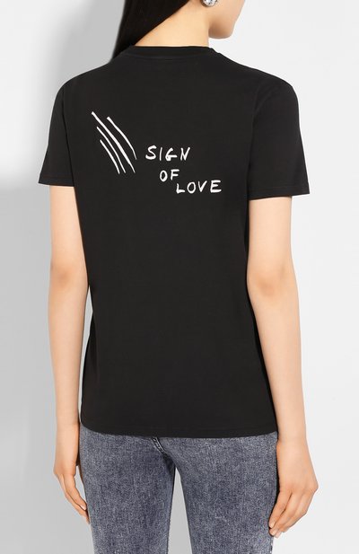 Хлопковая футболка MIU MIU, арт. MJN167-1WAR-F0002, фото 4