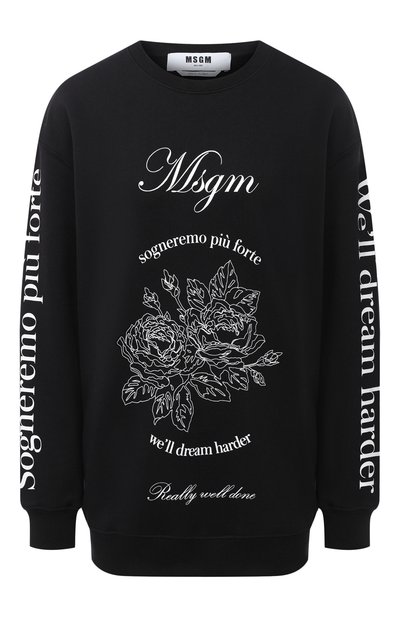 Женский хлопковый свитшот MSGM, арт. 2941MDM99 207799