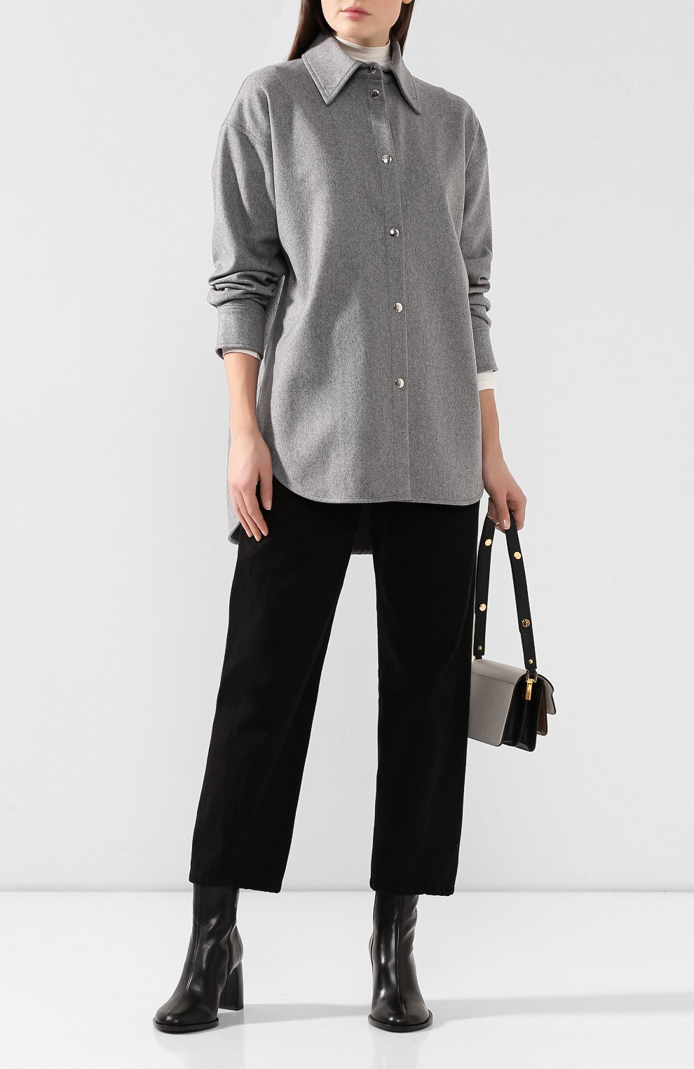 Рубашка из смеси шерсти и кашемира ACNE STUDIOS, арт. AC0138, фото 2